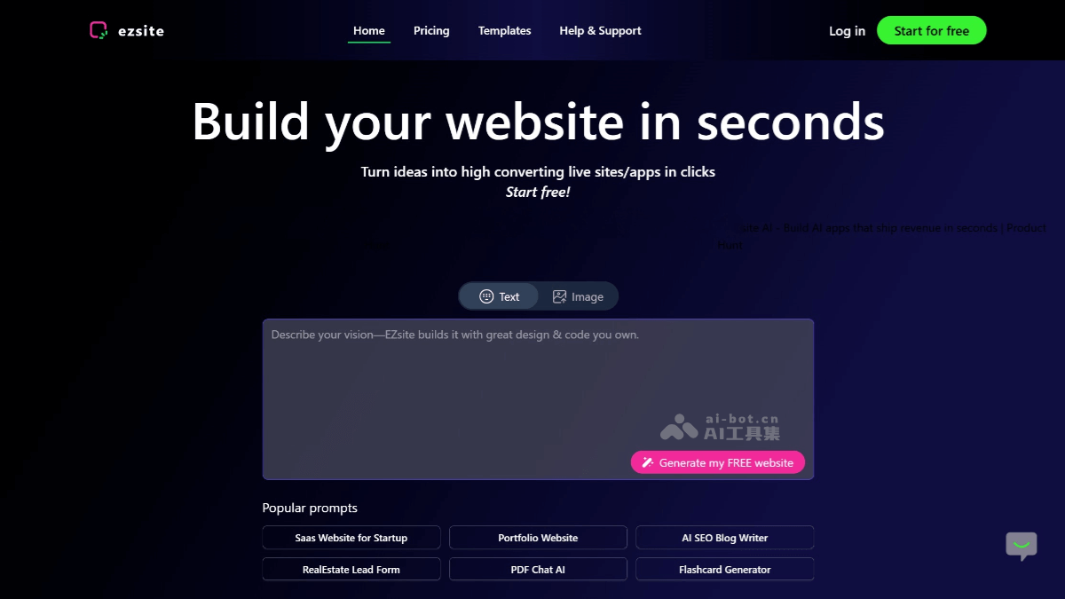 ezsite screenshot