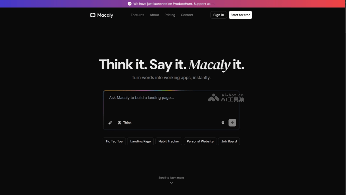Macaly screenshot