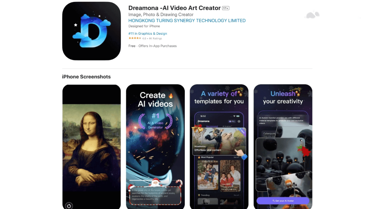 Dreamona screenshot