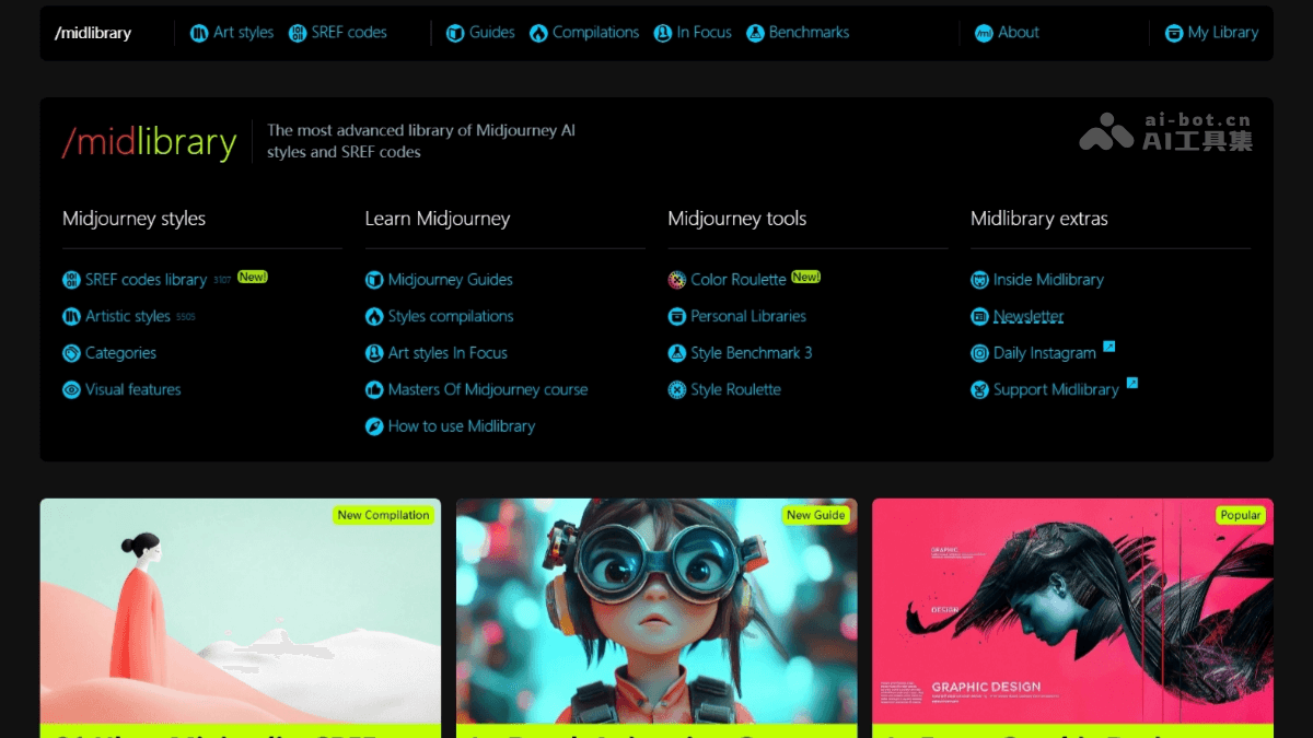 Midlibrary screenshot