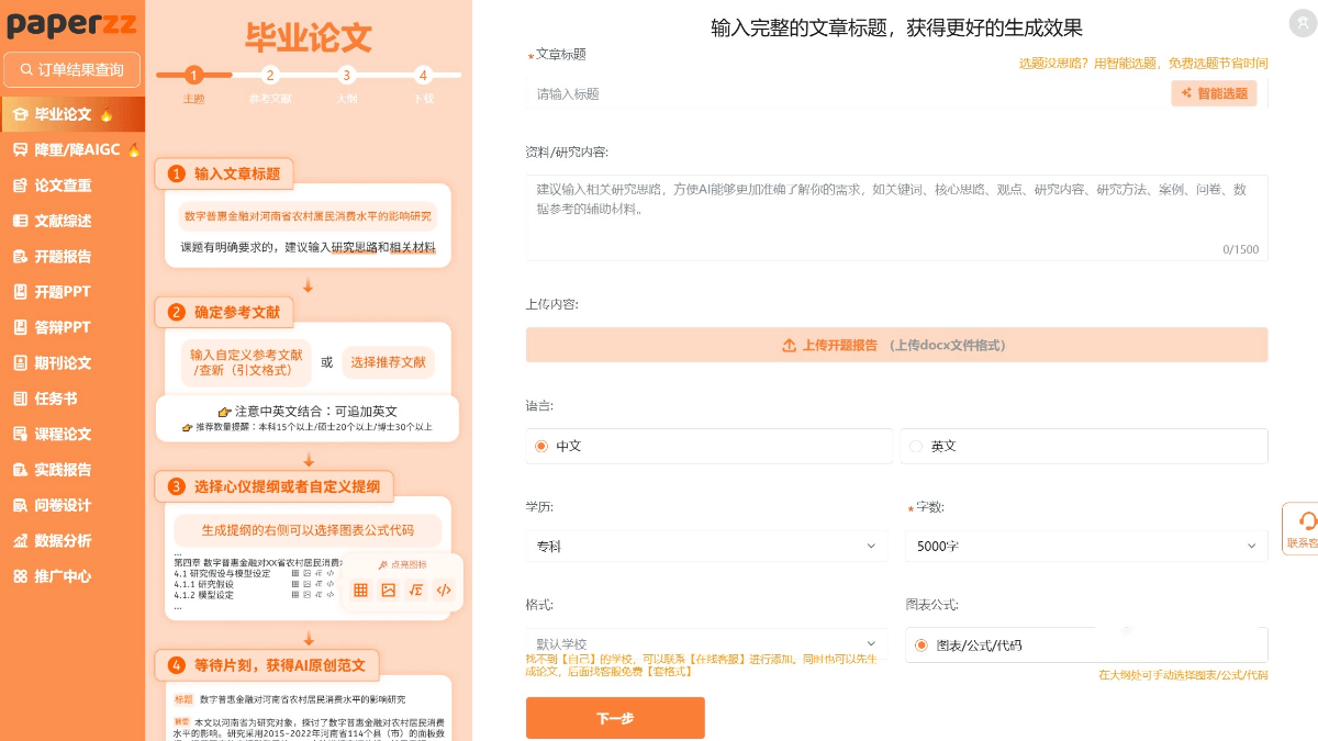 Paperzz screenshot