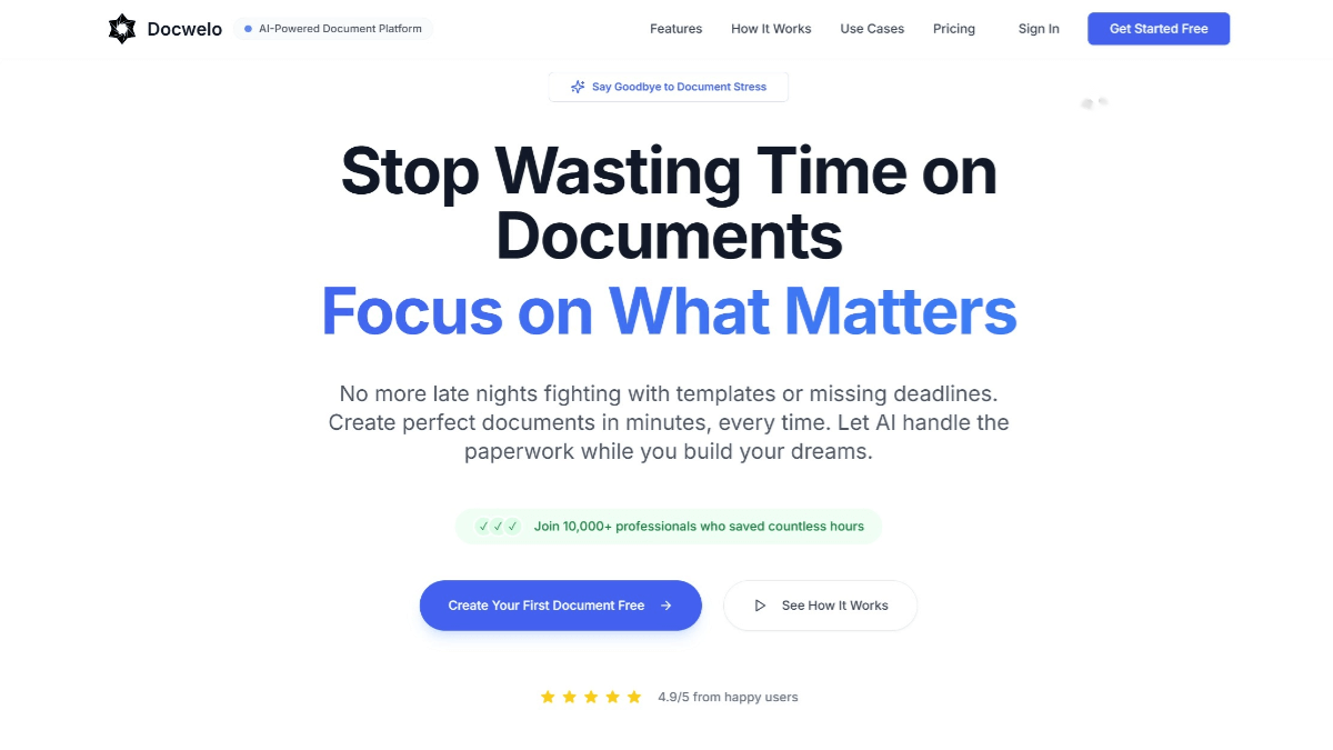 Docwelo screenshot