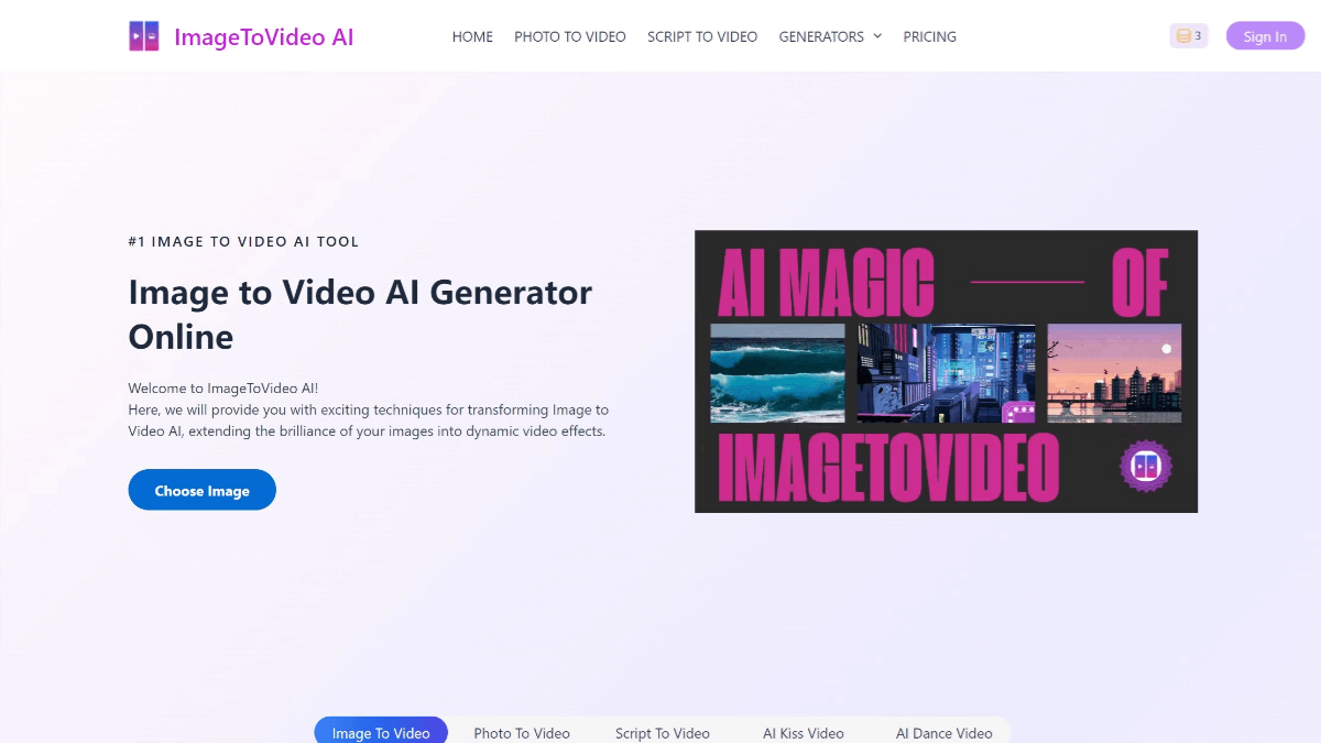 ImageToVideo AI screenshot