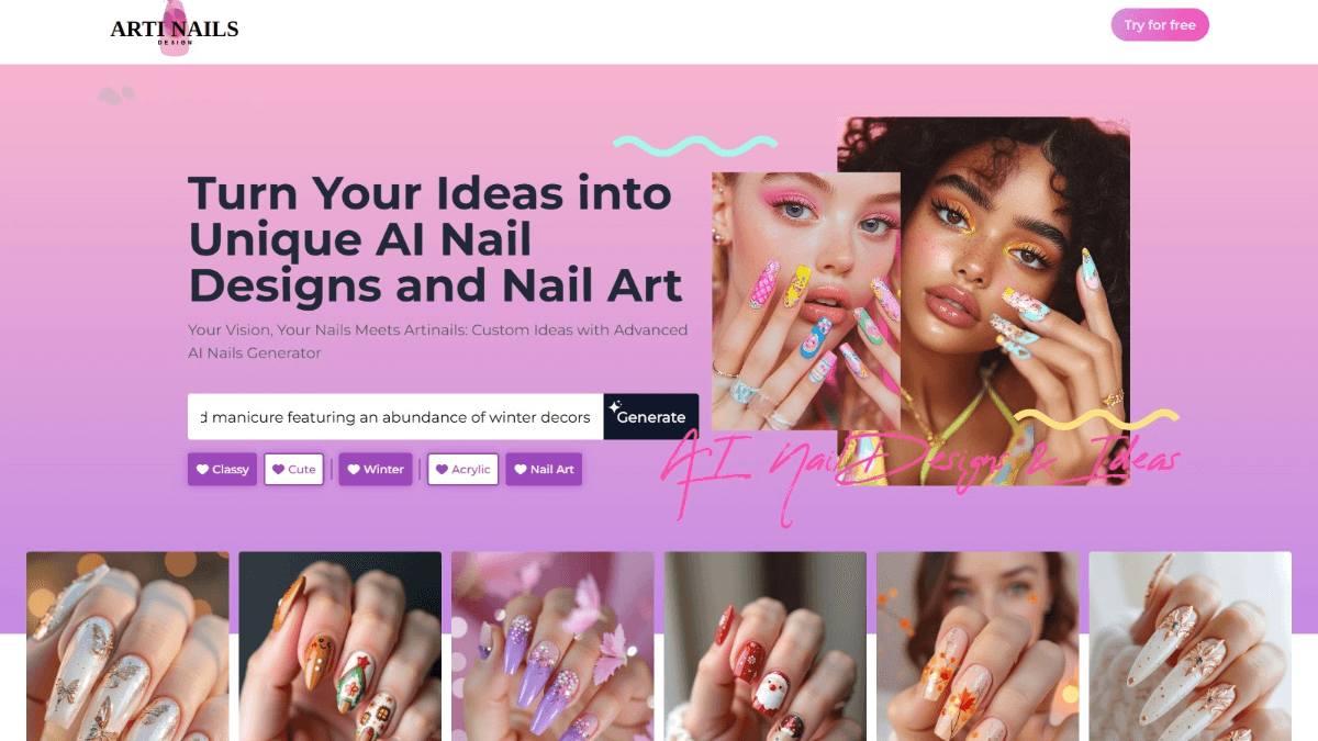 Artinails screenshot