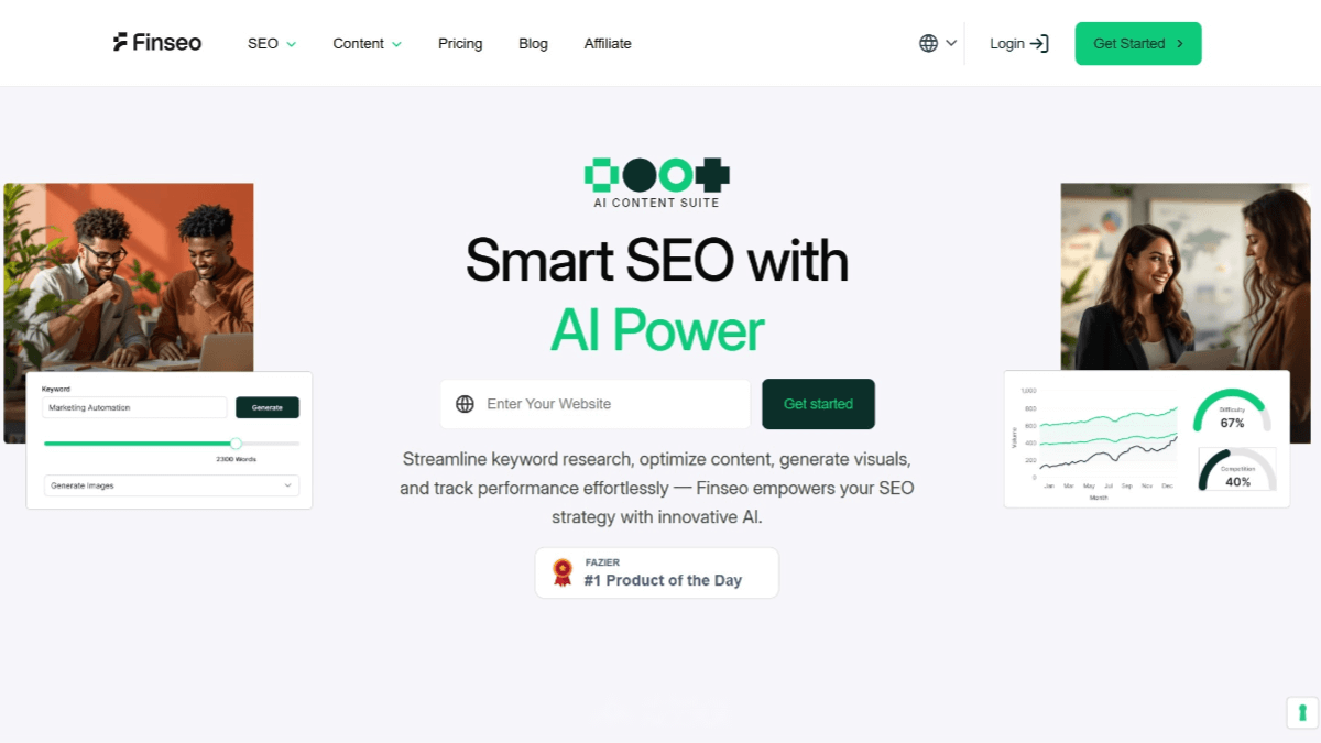 Finseo.ai screenshot